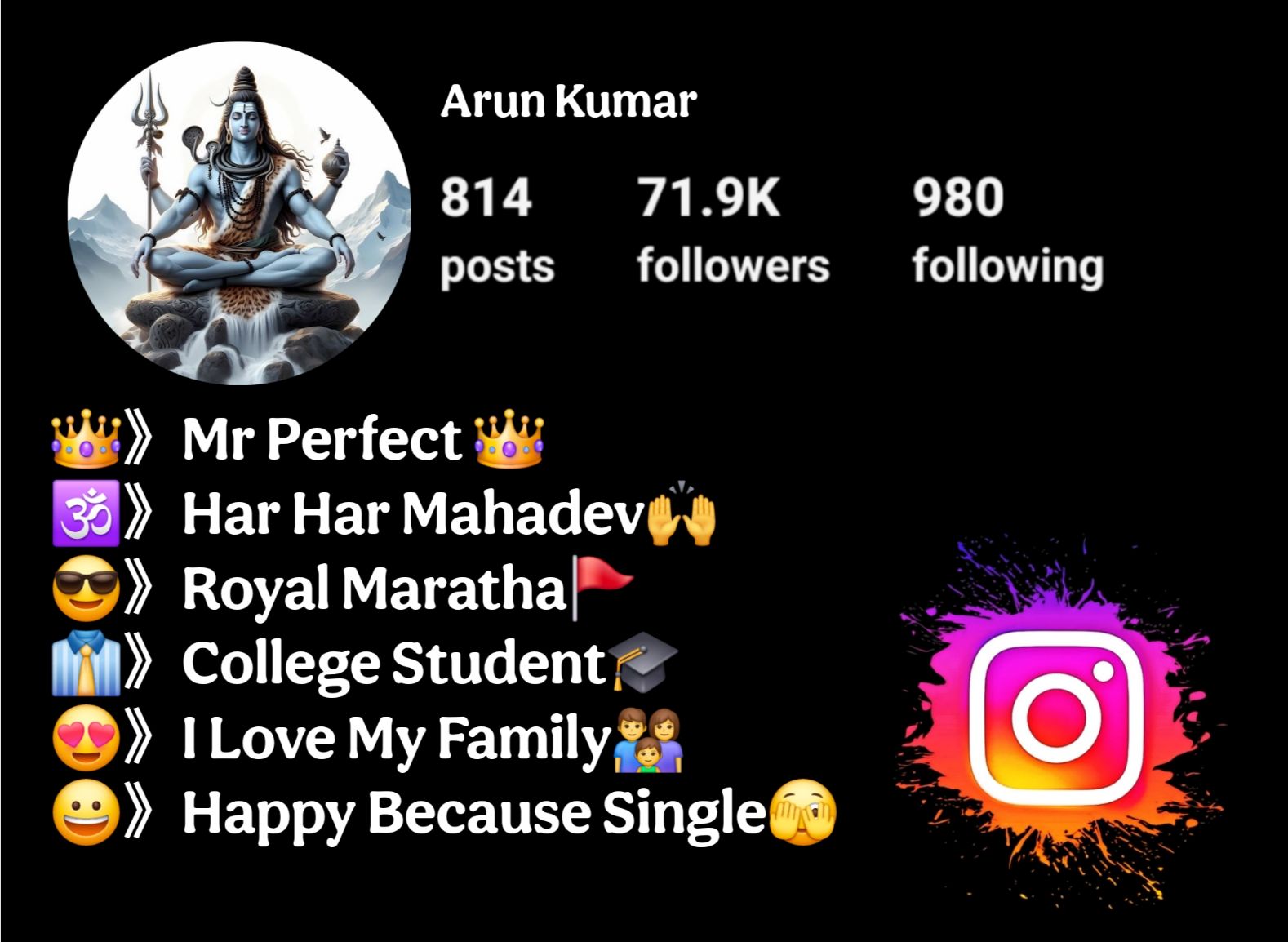 Mahakal Bio For Instagram
