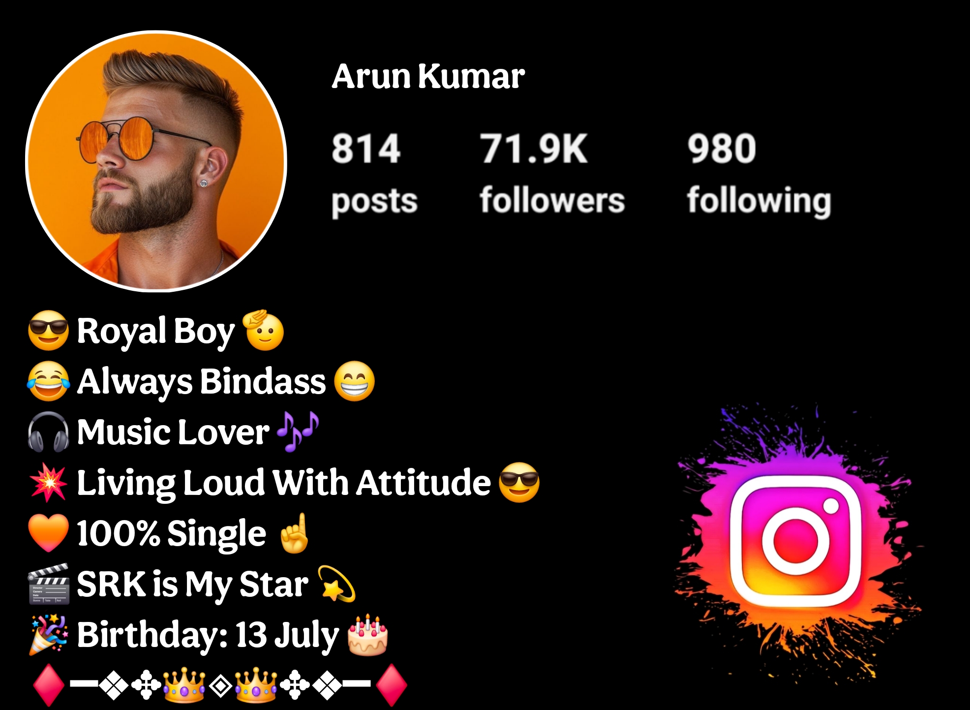 Instagram Bio For Boys