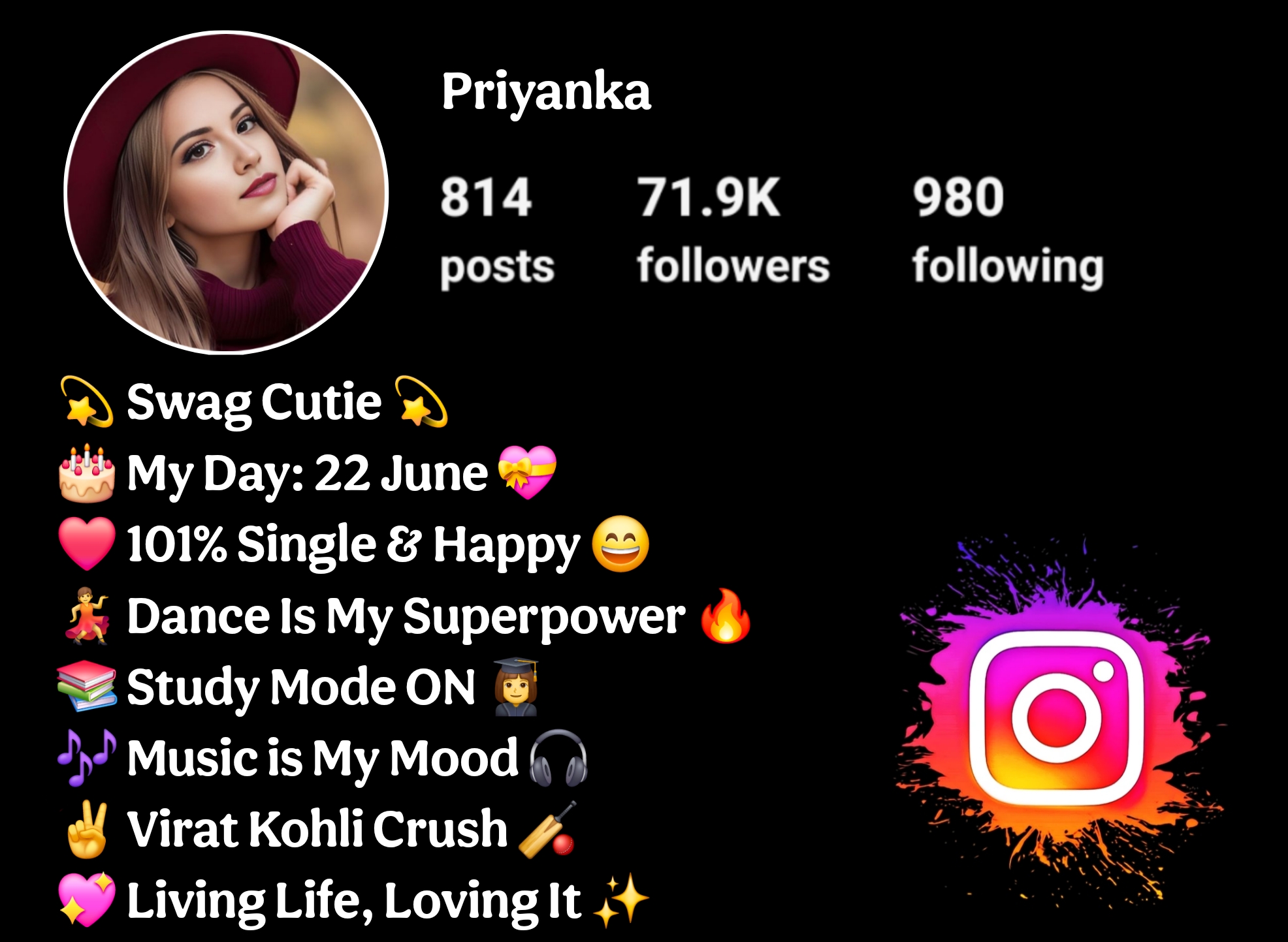 Instagram Bio For Girls