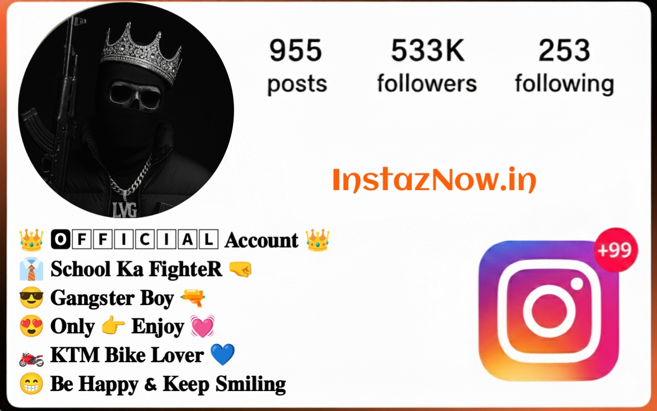 Gangster Bio For Instagram